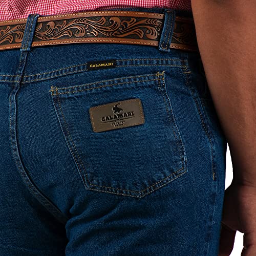 Calça Jeans Masculina Calamari Corte Reto para Trabalho