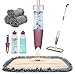 Produktbild ELOUYCKE Bodenwischer Wischer mit Sprühfunktion, Sprühwischer mit 2*600Ml Wassertank und 3 Wisch Pads, 360 Grad Rotieren Wischmopp für Schnelle Reinigung für Hartholz, Marmor, Laminat, Fliesen