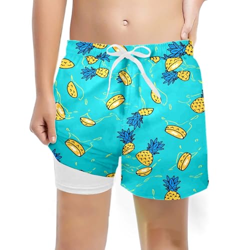 Shorts à taille élastique pour garçons résistant au chlore - 2