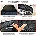 WALSER Abdeckung Auto Indoor Stretch, Autoabdeckung Winter, staubdichte Autogarage, Autoplane, Autogarage für Innen, Abdeckplane Größe 2 schwarz