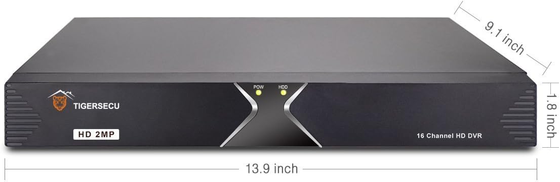 Flash Deals - 50% OFF TIGERSECU Super HD 1080P H.265+ 16-Channel Hybrid 5-in-1 DVR Security Recorder Without Hard Drive (Cameras and Hard Drive Not Included) (Renewed) 40% Off Discount TIGERSECU Super HD 1080P H.265+ 16-Channel Hybrid 5-in-1 DVR Security Recorder Without Hard Drive (Cameras and Hard Drive Not Included) (Renewed)