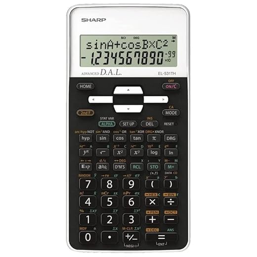 Sharp SH-EL531THBWH Scientific Calculator