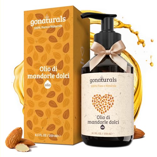 Gonaturals Olio di Mandorle Dolci Puro 100% - Spremuto...