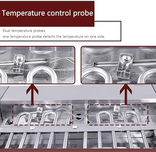 Commercial Mini Dutch Pancake Maker - Non-Stick Dorayaki & Poffertjes Grill, Stainless Steel Breakfast & Snack Maker, Easy to Use, Perfect for Family Fun & Delicious Desserts