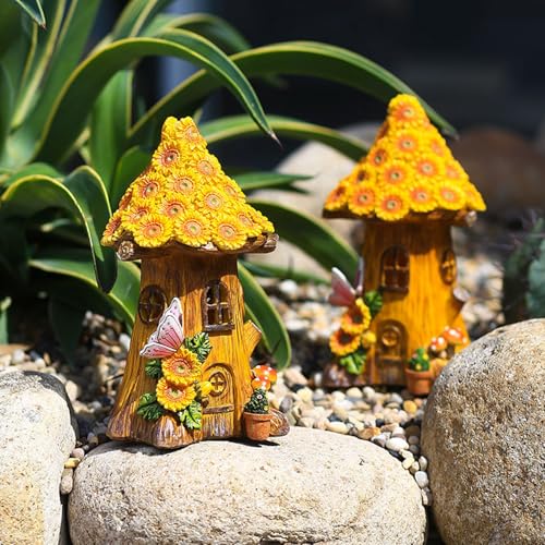 Lampes solaires champignon cadeau idéal statue de jardin résistante aux UV