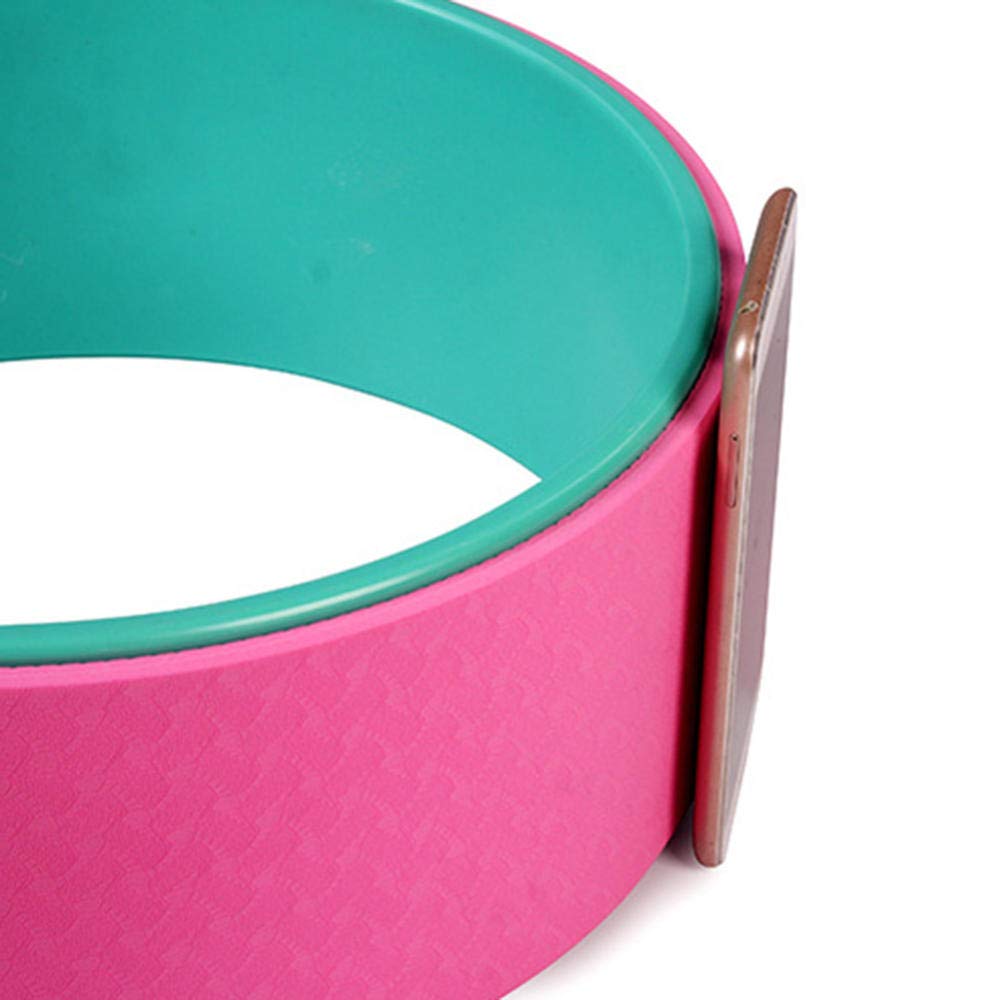Cerchi for yoga, Pilates, ginnastica, fitness, stretching for la schiena, rullo, anello, ruota, equilibrio, accessorio, cerchi for, posizione del Dharma