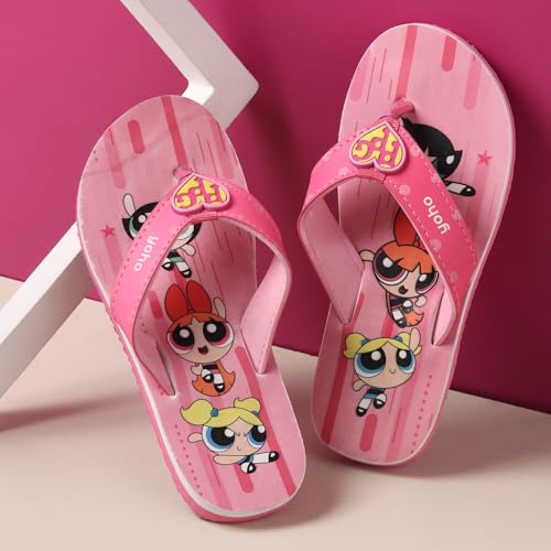 Image of YOHO Slippers for Kids|Comfortable and Lightweight FlipFlop|WB Cartoon & Comic Characters: Batman, Superman, PPG, Tom & Jerry, Scooby Do and We Bare Bears Footwear for Girls & Boys