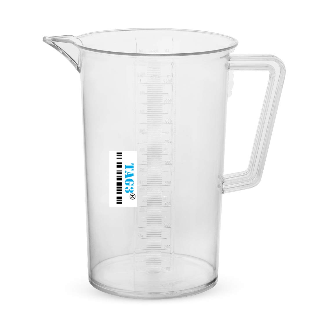 TAG3 Polycarbonate Measure Jar - 1000ml -3