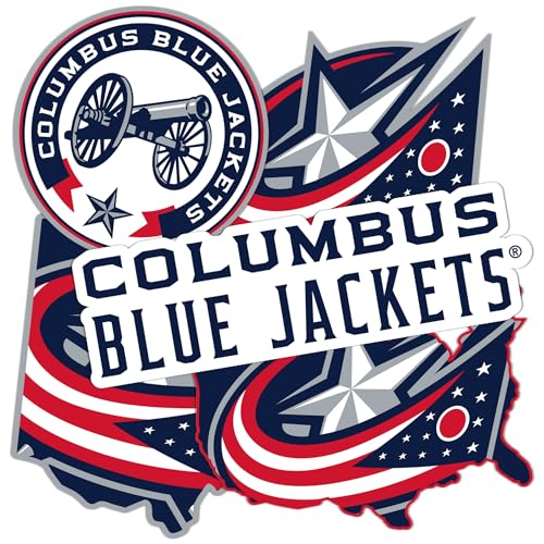 Desert Cactus Columbus Blue Jackets Sticker Team NHL National Hockey League Vinyl Decal Laptop Water Bottle Car Scrapbook (Type 2-3)