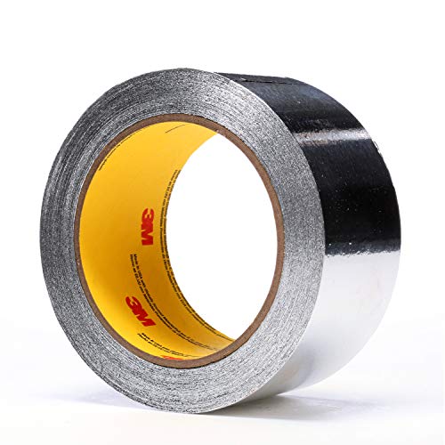 Image of 3M Aluminum Foil Tape 431, Silver, 2 in x 60 yd, 3.1 mil, 24 rolls per case