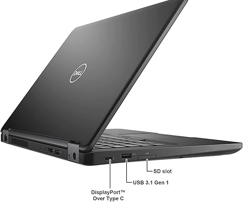 Miniatura 4 de Dell Latitude 5490 14" FHD Business Laptop, Intel Core i5-8350U, 1.7GHz up to 3.6GHz, 16GB DDR4 RAM, 512GB SSD, Backlit Keyboard Webcam, Windows 10