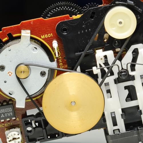 image for Penitue 50pcs Recorder Rubber Belts, Rubber Cassette Belts 1mm/0.04 in