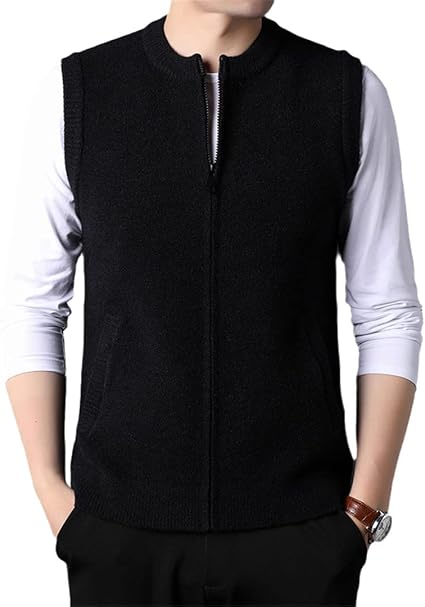 Autumn Zipper Knit Cardigan Sweater 