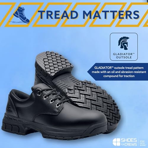 Shoes for Crews Cade, Men's Slip Resistant Food Service Work Sneaker3