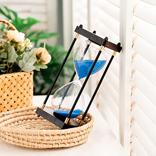 Lmzxmcy 6965521090029 Large Sand Timer, Hourglass Timer 60 Minutes,Vintage Wooden Hour Glass Timer,Modern Home Kitchen Office Decoration  thumb #2