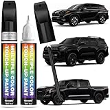 [2-PACK] for Toyota Touch Up Paint(Attitude/Midnight Black Metallic(218))-OEM-Equivalent, Fast-Drying Formula, Eco-Friendly Scratch Repair Kit for Deep Scratches