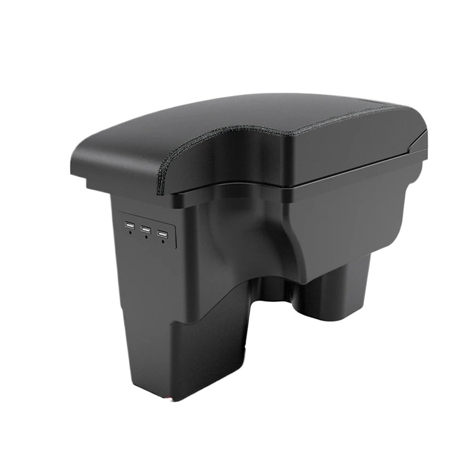 Armrest Box For Toyota For Hilux Armrest Storage Box Holder Ashtray Retrofit Interior Parts Accessories USB LED Car Armrests(A black line)
