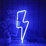 ⚡Easy zu bedienen: Blitz geformte Neonzeichen ist einfach zu installieren, das Loch hinter der Lampe zum Aufhängen geeignet ist, können Sie es an die Wand hängen oder auf den Tisch gestellt. Die Neonröhre Material ist sehr weich und wird nicht einmal brechen, wenn es auf den Boden fällt
