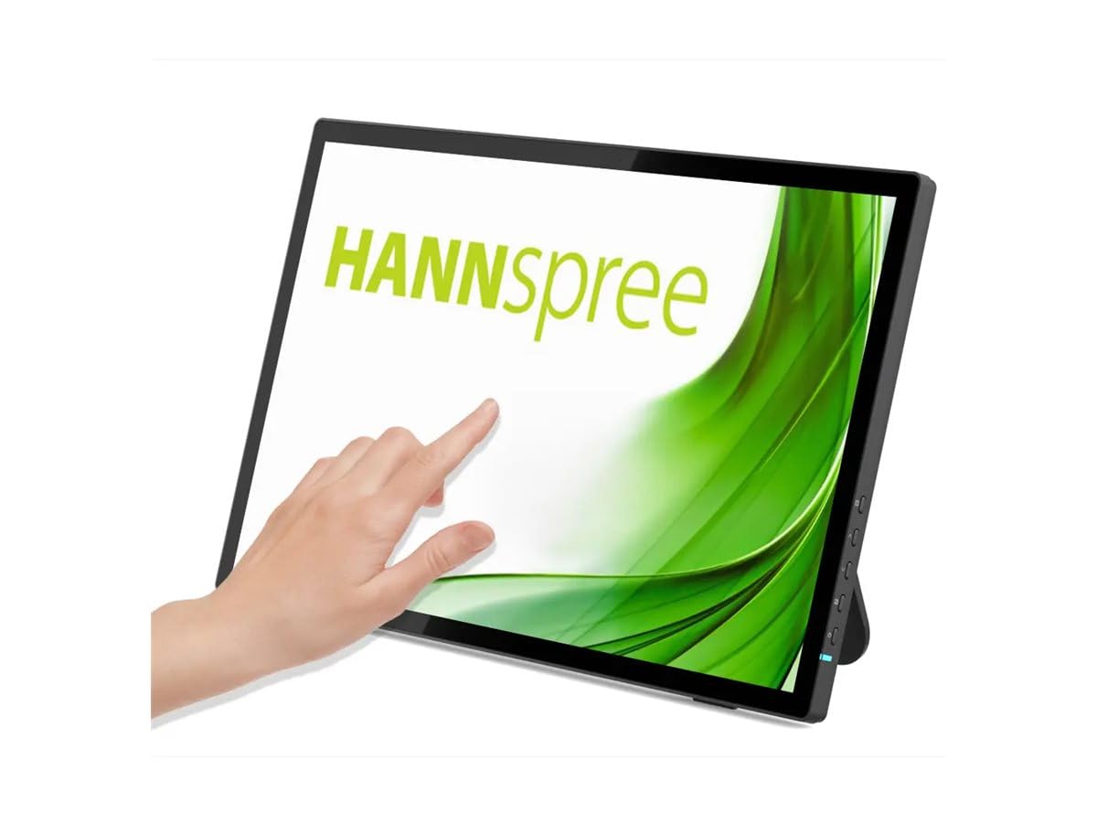 Hannspree HT249PPB LED-Monitor 60,4 cm (23,8 Zoll) ? 16:9 ? Multi-Touch ? HDMI/DP/USB ? Schwarz