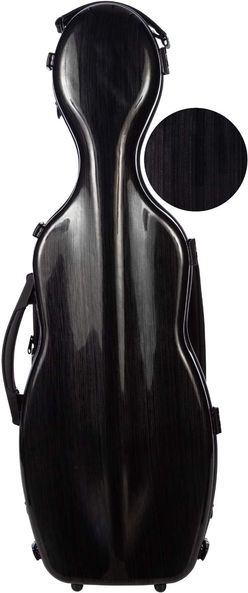 Custodia per violino Fiberglass Steel Effect 4/4 black M-Case