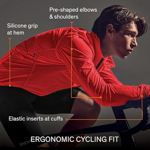 Image of GOREWEAR Spinshift Men's Cycling Windbreaker Jacket | Lightweight, Packable, Water-Repellent Bike Jacket for Men