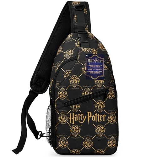 Get Trend Harry Potter Gifts Crossbody Bags for Girls Teens Women Cute Sling Travel Bag for Phone Money Essentials (Black Harry Potter) by Get Trend - Used condition - US$32.77
