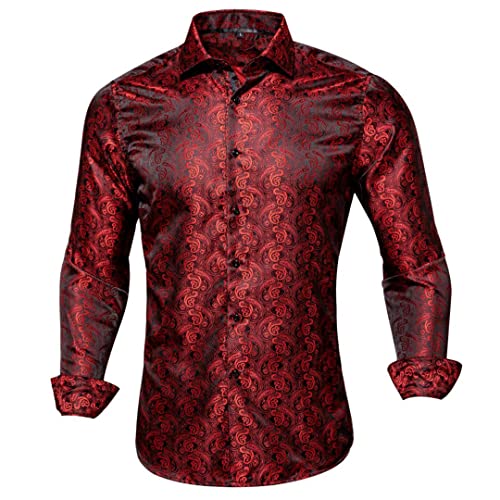 Chemise en soie jacquard coupe ajustée homme pour jean et tenue de mariage