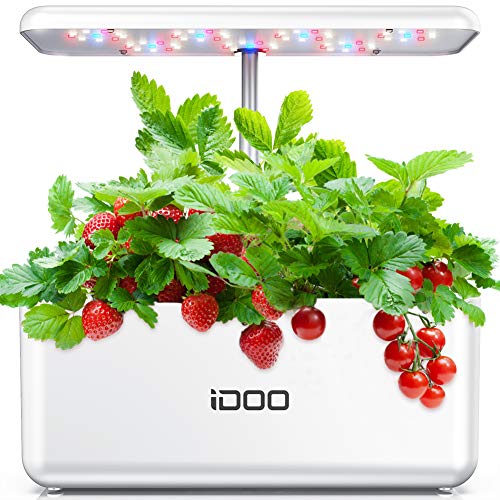 Hydroponics Growing System, Indoor Herb Garden Starter Kit with LED Grow Light, Smart Garden Planter for Home Kitchen, Automatic Timer Germination Kit, Height Adjustable (7 Pods, Seeds not Included)