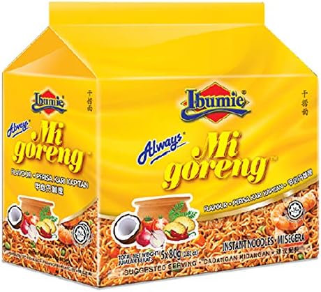 Ibumie Always Mi Goreng Curry Kapitan Flavour (Pack of 5) 400g