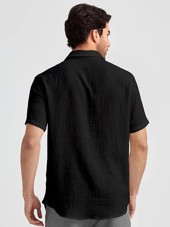 Image of Men's Regular Fit Short Sleeve Casual Shirt