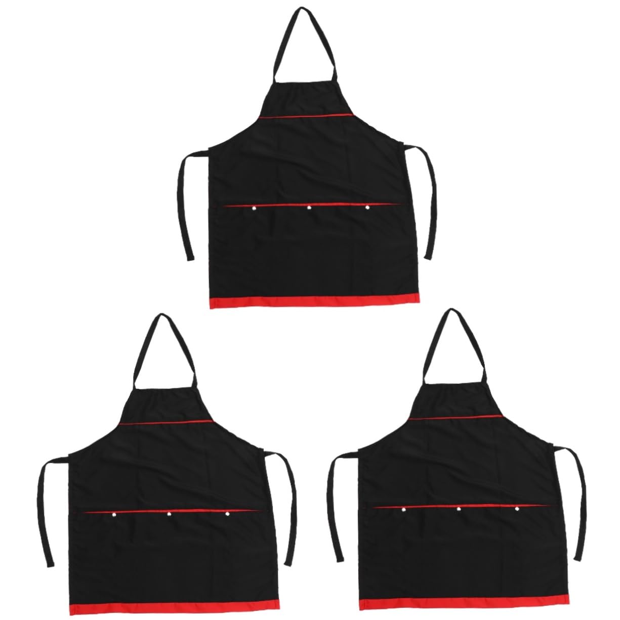 OUNONA 3stücke Wasserfester Friseurumhang Professionelle Haarschneideschürze Mit Verstellbarem Träger Für Friseure Und Salons Für Haarschnitte Färben Und Perming