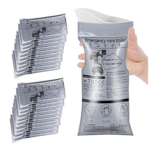 SANPUK Emergency Portable Urine Bag, 20 Pack Travel Urinal Bag, Unisex Urinal Bag, Disposable Urine Bag Suitable for Camping, Travel, Traffic Jams, Pregnant Women, Children, Patients