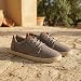 Imagen de GLAMORA Zapatillas Lona Hombre con Cordones Alpargatas Canvas Zapato Plano Ligero Transpirable Suela Goma Efecto Esparto Casual Verano Flexible Comodo kk-42