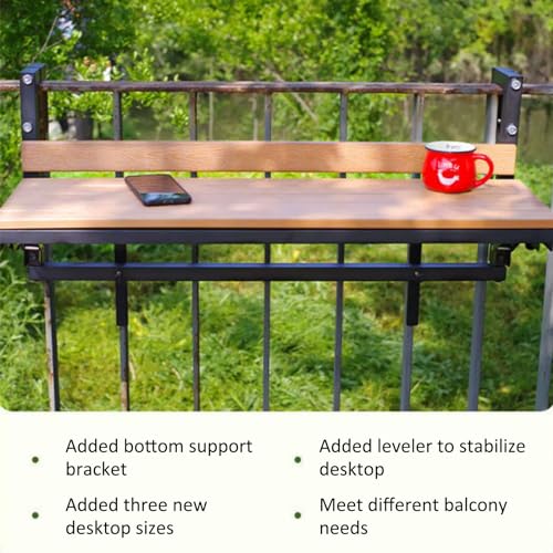 Table de bar de cuisine pliante, plateau rabattable et fixations murales stables - 5
