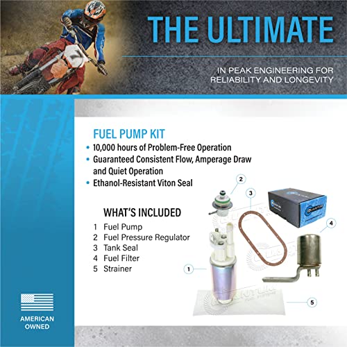 Qfs Oem In-Tank Fuel Pump Replacement For Harley Davidson Electra Glide Flhtci/Flhtcui, Road Glide Fltri, Road King Flhri/Flhrci, Tour Glide Ultra Classic Fltcui, 1995-1999, Oem 61342-95A #TOP3