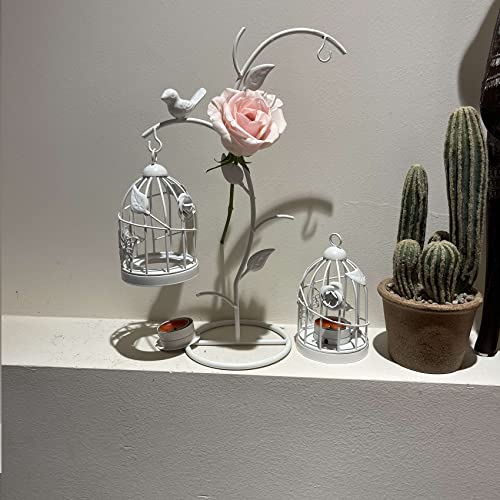 Moroccan Style Candle Stick Candleholder Vintage Tea Light Candle Holder Hollow Bird Cage Candlestick Wedding Christmas Decorations Gifts #TOP6