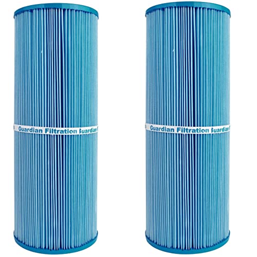 Guardian Filtration - Pool & Spa Cartridge Filter Replacement for Pleatco PRB25-IN, Unicel C-4326, C4326, and Filbur FC-2375 | Easy to Clean 25 Sq. Ft. Filter Media | Model 413-106 (2 Pack, Blue)