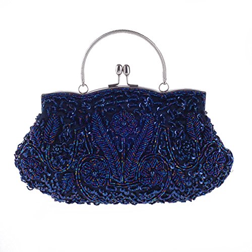 ORSERA Damen Handgemachte Perle Handtasche, Abendtasche Damen Clutch Für Party, Hochzeit Cover