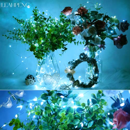 15 Packs Fairy String Lights, 6.6FT 20 LED Battery Operated Silver Copper Wire Starry String Light for DIY Party Christmas Costume Wedding Easter Table Decorations (Cool White) by SmilingTown - Image 6