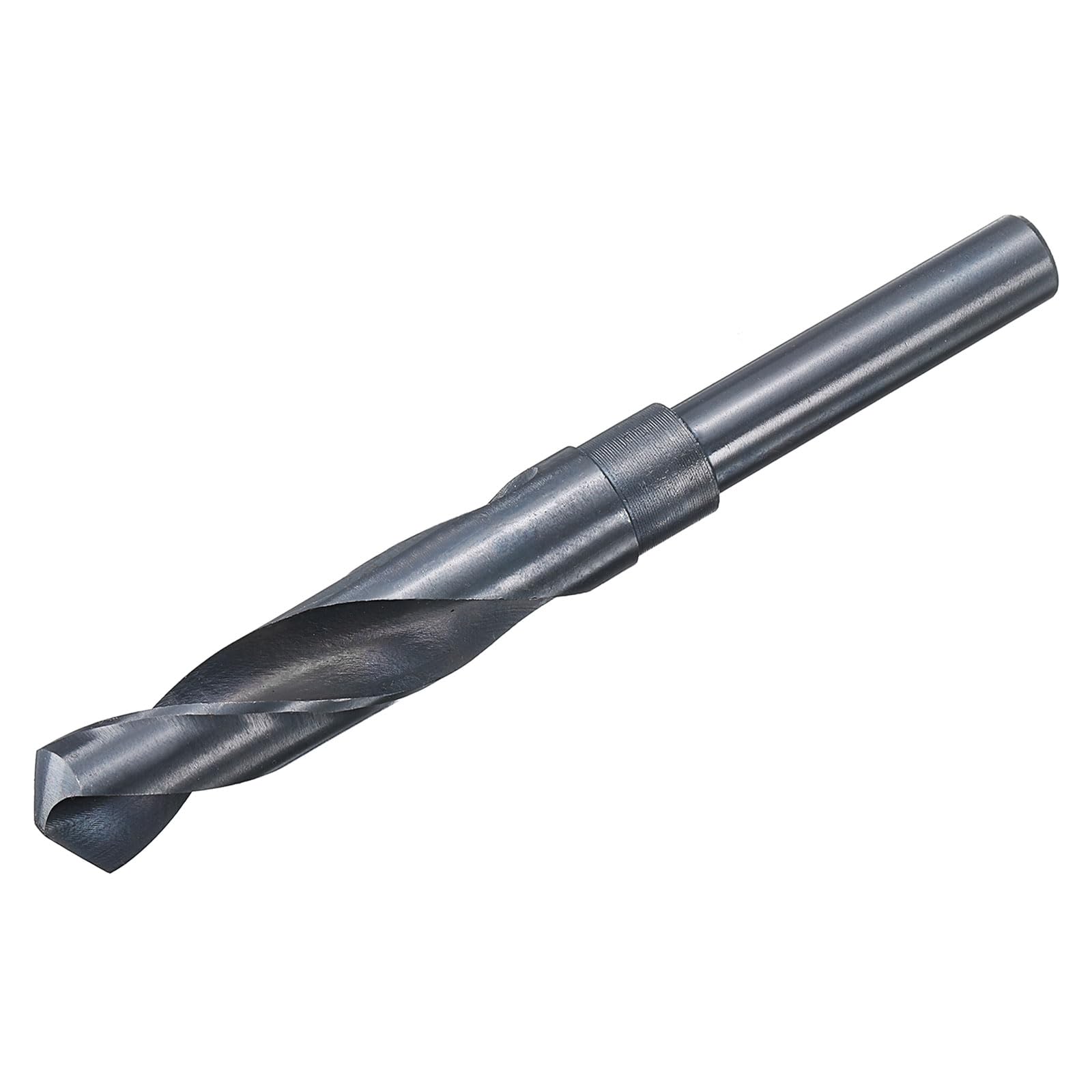 uxcell 17.5mm Drill Bit 1/2" Reduced Shank 4341 High-Speed Twist HSS Nitriding Black 135° for Light-Duty Soft Metal Aluminum Alloy Wood Plastic