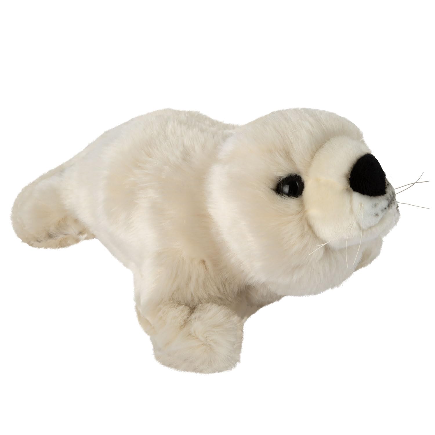 VFM - Seal Soft Toy Arctic Animal Plush Cuddly Soft Furry Premium Stuffed Arctic Toy Plush Toy Cute Stuffed Plushie, Gifts for Birthday, Valentine's Day Christmas- 30cm White Seal