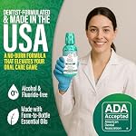 GuruNanda Fresh Breath Mouthwash, ADA-Accepted, Alcohol & Fluoride-Free, Sodium Chlorite, Essential Oils & Vitamins, 12-Hrs Fresh Breath, Wild Mint, 16 oz - Image 2