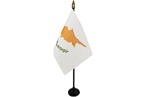 Cyprus Table Flag 4' x 6' - Cypriot Desk Flag 15 x...