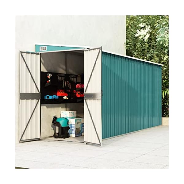 Gecheer Wand Geräteschuppen Kunststoffgriff mit Sperrfunktion Gerätehaus Gartenhaus Gartenschuppen Gartenmöbel Schuppen… – Bild 3