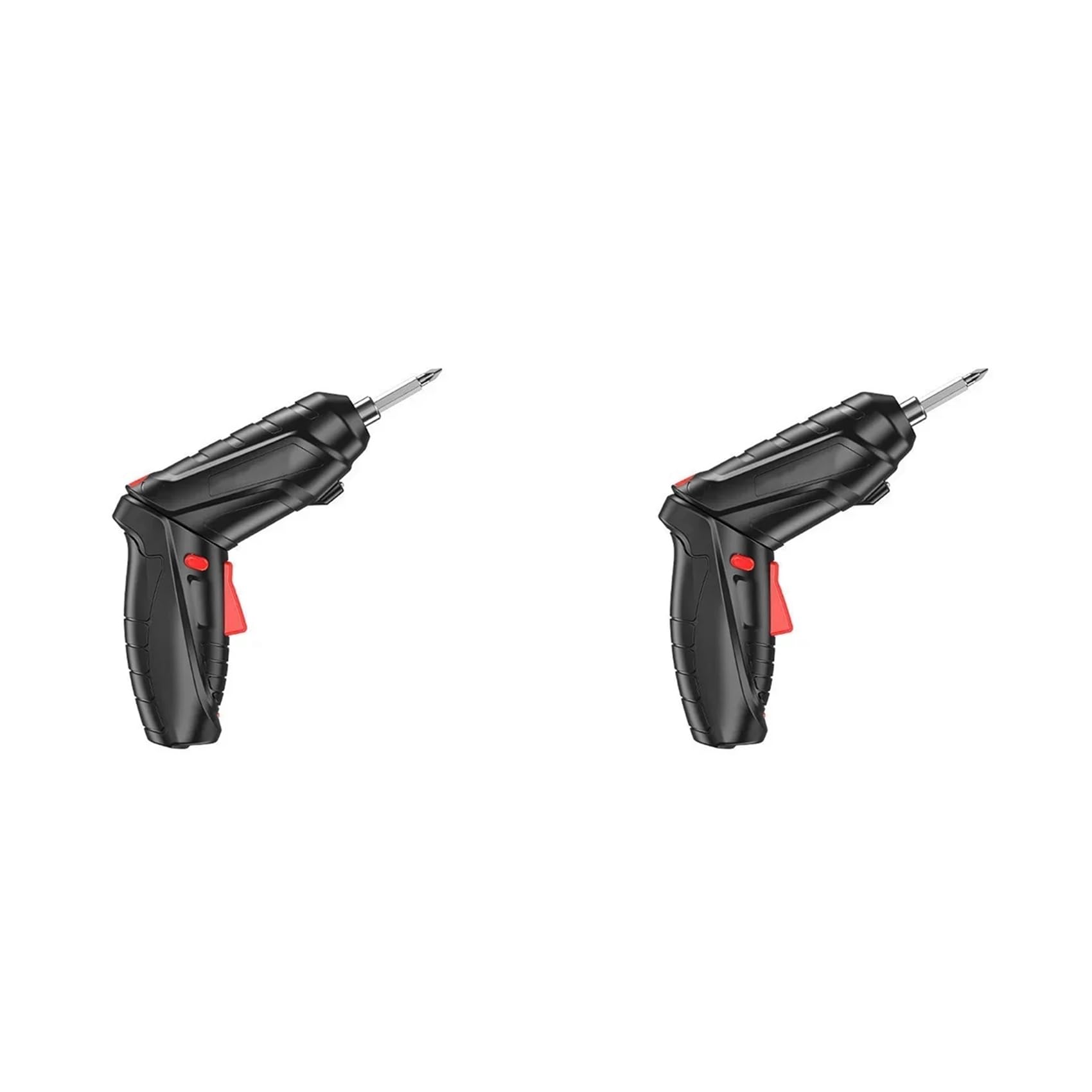 Jnchdghwa As Shown 2X Power Tools Household Maintenance Repair Mini Household Electric Drill Cordless Screwdriver