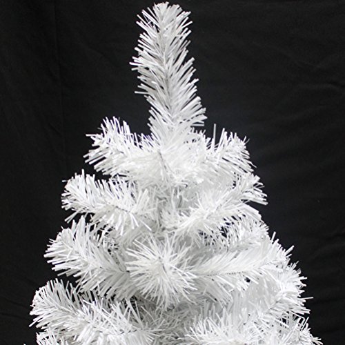 BESTOYARD Árvore de Natal artificial com suporte 60 cm Decorações de festa de Natal em casa Branco