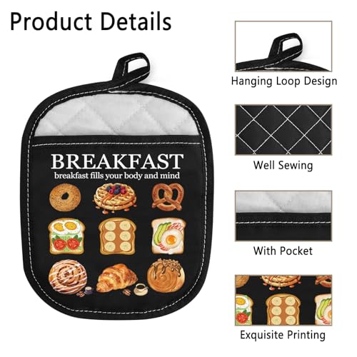 Gant de four à pain pour cuisson avec support de casserole de cuisine - 5