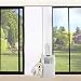 FUNTECK Screen Door Seal for Portable Air Conditioner and Tumble Dryer, Snap Shut Automatically, Fits Door Size up to 34"x82" Max