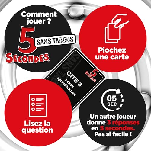 5 secondes sans tabous Jeu dambiance GOLIATH Dès - vue 4