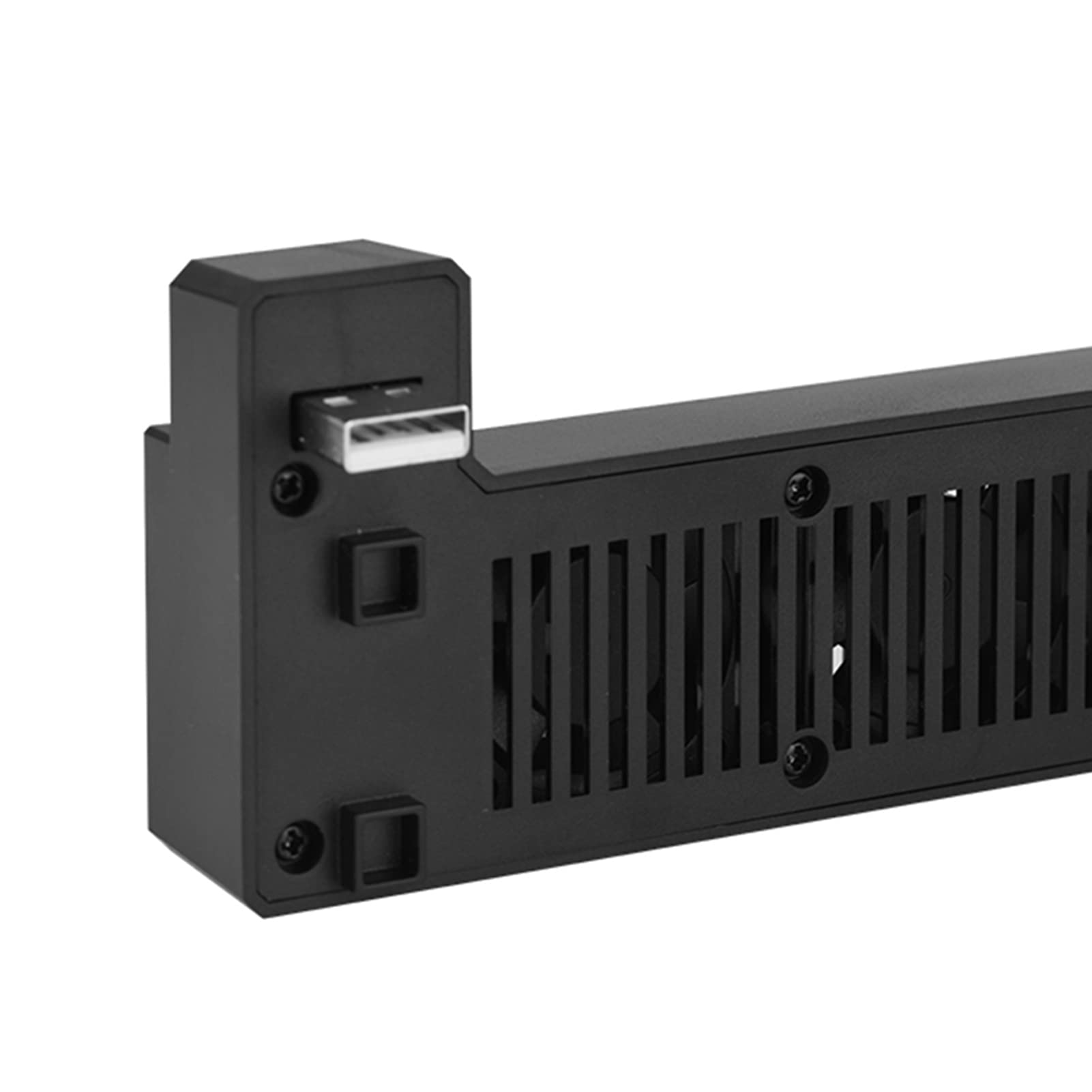 Generic Ventilateur de Refroidissement Externe Portable ONE X, Réduction Efficace de la Chaleur pour Console de Jeu, Interface USB, Matériau ABS Noir